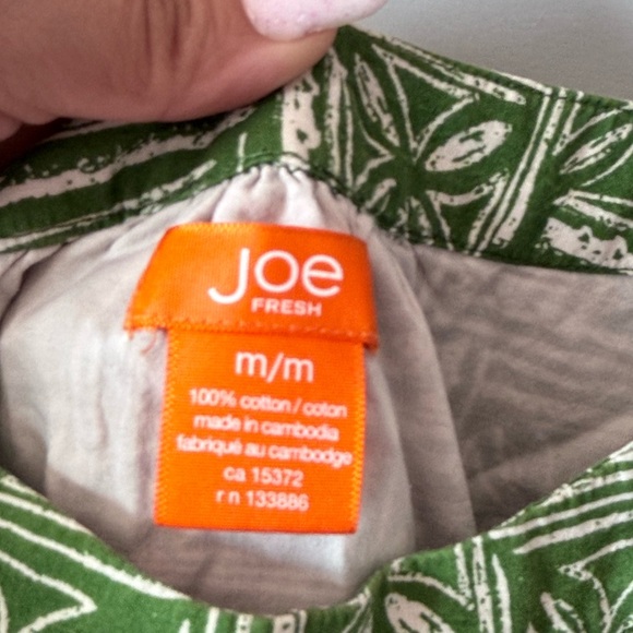 Fresh Green Patterned Mini Dress - Picture 3 of 5